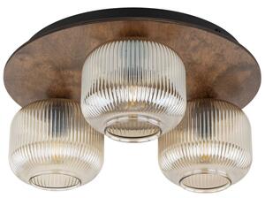 TK Lighting Stropní přisazené svítidlo 11068 SALVIA hnědá