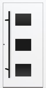 Hliníkové vchodové dveře FM Turen Premium P90 M310 BLACKLINE bílá RAL9016