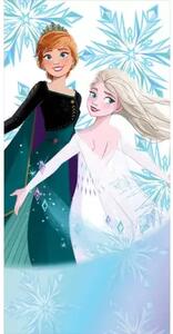 Carbotex osuška Ledové Království Princezny Anna a Elsa 70x140 cm