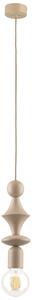 TK Lighting Závěsné svítidlo na lanku 10870 TOWER písková