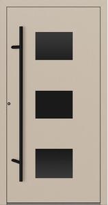 Hliníkové vchodové dveře FM Turen Premium P90 M310 BLACKLINE krémová RAL1015