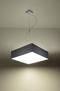 SOLLUX LIGHTING Závěsné osvětlení HORUS 35, 2xE27, 60W, 35x35cm, hranaté, šedé SL.0131