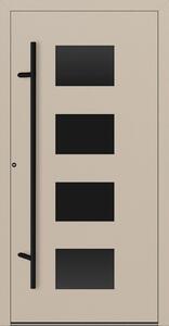 Hliníkové vchodové dveře FM Turen Premium P90 M311 BLACKLINE krémová RAL1015