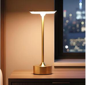 LED Stmívatelná nabíjecí stolní lampa NEW YORK LED/1,8W/5V 1200 mAh zlatá