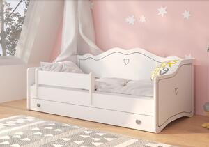 Dětská postel EMKA Barva: bílá / šedá