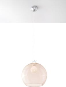 SOLLUX LIGHTING Závěsné osvětlení BALL, 1xE27, 60W, 30cm, kulaté, champagne SL.0249