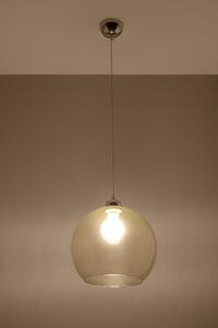 SOLLUX LIGHTING Závěsné osvětlení BALL, 1xE27, 60W, 30cm, kulaté, champagne SL.0249