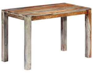 Jídelní stůl šedý 118 x 60 x 76 cm masivní sheeshamové dřevo