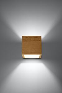 SOLLUX LIGHTING Nástěnné dřevěné osvětlení QUAD, 1xG9, 40W SL.0491