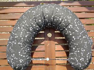 KHC Kojící těhotenský relaxační polštář Miki Obrovský Noční obloha EPS Pratelný potah