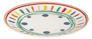 Jídelní sada 24 ks pestrobarevná/porcelán
