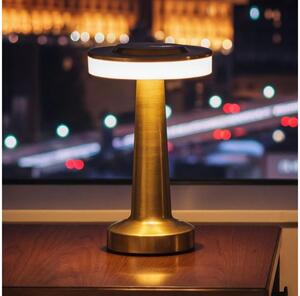 LED Stmívatelná nabíjecí stolní lampa LONDON LED/2W/5V 400 mAh zlatá