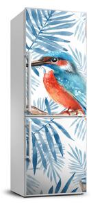 Nálepka fototapeta lednička Ptáci a listí FridgeStick-70x190-f-119518845