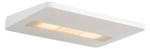 LUCIDE Nástěnné LED osvětlení BORO, 8W, teplá bílá, hranaté, bílé 17207/08/31