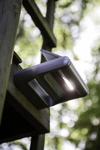 LUTEC Venkovní LED nástěnné solární osvětlení MINI LEDSPOT, 1W, denní bílá, IP44, šedé 6914401000