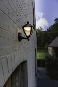 LUTEC Venkovní nástěnná LED lampa UNITE, 9W, teplá bílá, černá, IP44 5260101012