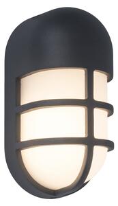 LUTEC Venkovní LED nástěnné osvětlení BULLO, 15W, teplá bílá, IP54, šedé 6383001118