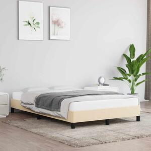 Rám postele bez matrací krémově 120x190 cm textil 3269610