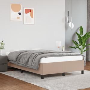 Rám postele bez matrace cappuccino 120x190 cm umělá kůže 3269650