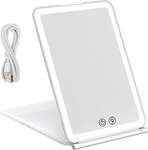 Cestovní zrcátko Make-up Mirror se 72 LED světly, kosmetické zrcátko Make-up Mirror, dobíjecí přenosné osvětlené zrcátko Make-up Mirror