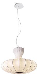 LED Lustr na lanku BOLA LED/11W/230V + 1xE27/5W CRI 90 bílá