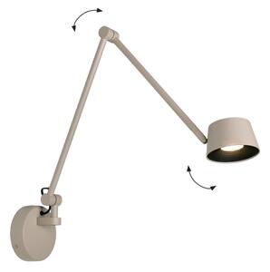 LED Stmívatelná nástěnná lampa SAVINA LED/9W/230V béžová