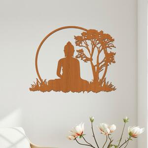 Dřevo života | Dřevěný obraz Ranní meditace | Rozměry (cm): 40x31 | Zvolte barvu dekoru: Třešeň