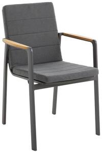 STOHOVATELNÉ KŘESLO, dřevo, kov, textil Premium Living