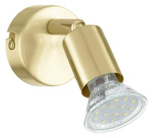 Eglo 33184 - LED Nástěnné bodové svítidlo BUZZ-LED 1xGU10/2,8W/230V 3000K zlatá
