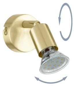 Eglo 33184 - LED Nástěnné bodové svítidlo BUZZ-LED 1xGU10/2,8W/230V 3000K zlatá
