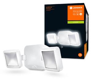 LEDVANCE LED venkovní nástěnné svítidlo s čidlem BATTERY, 2x10W, denní bílá, IP54, bílé