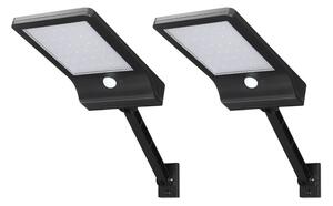 Aigostar - SADA 2x LED Solární lampa se senzor. LED/3W/3,7V 3000/4000/5000K + DO