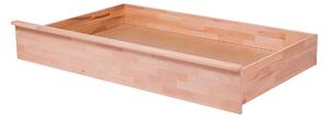 Úložný prostor 3/4 buk - výška 25 cm - výsuvný Odstín moření: Buk přírodní