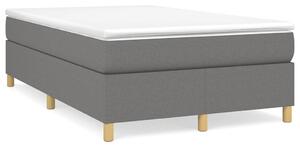 Box spring postel s matrací tmavě šedá 120x190 cm textil 3269691