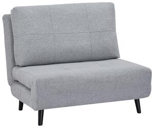 ROZKLÁDACÍ KŘESLO NA SPANÍ, textil, světle šedá Ti'me - Rozkládací sedačky