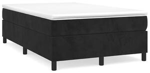 Box spring postel s matrací černá 120 x 190 cm samet 3269705