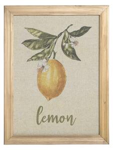 Obraz v dřevěném rámu Lemon