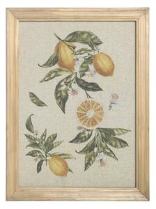 Obraz v dřevěném rámu Lemons