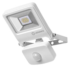 LEDVANCE Venkovní LED nástěnný reflektor s čidlem ENDURA FLOOD, 10W, teplá bílá, IP44, bílý