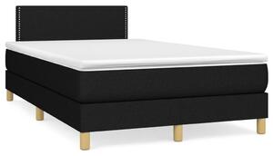 Box spring postel s matrací černá 120x190 cm textil 3269767