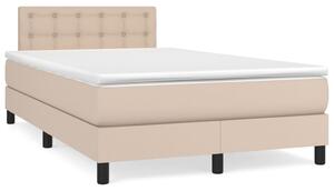 Box spring postel s matrací cappuccino 120x190 cm umělá kůže 3269824