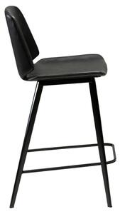 ​​​​​Dan-Form Černá koženková barová židle DAN-FORM Swing 65 cm