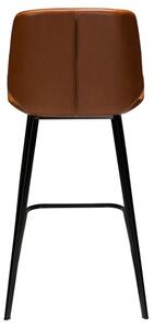 ​​​​​Dan-Form Hnědá koženková barová židle DAN-FORM Swing 65 cm