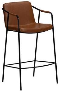 ​​​​​Dan-Form Hnědá koženková barová židle DAN-FORM Boto 67 cm