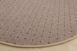 Condor Carpets AKCE: 160x160 (průměr) kruh cm Kusový koberec Udinese béžový new kruh - 160x160 (průměr) kruh cm