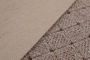 Condor Carpets AKCE: 100x100 cm Metrážový koberec Udinese béžový new - neúčtujeme odřezky z role! - Kruh s obšitím cm