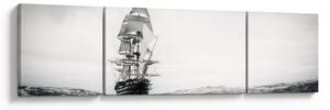 Obraz - Loď plující po oceánu (170x50 cm)