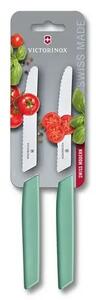VICTORINOX Sada 2 ks nožů na rajčata Swiss Modern 11 cm zelená