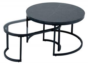 2SET konferenční stolek ELEGANCE 70 CM mramorový vzhled Nábytek | Obývací pokoj | Konferenční stolky | Všechny konferenční stolky