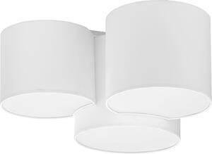 TK-LIGHTING Stropní moderní osvětlení MONA WHITE, 3xE27, 60W, bílé 3441
